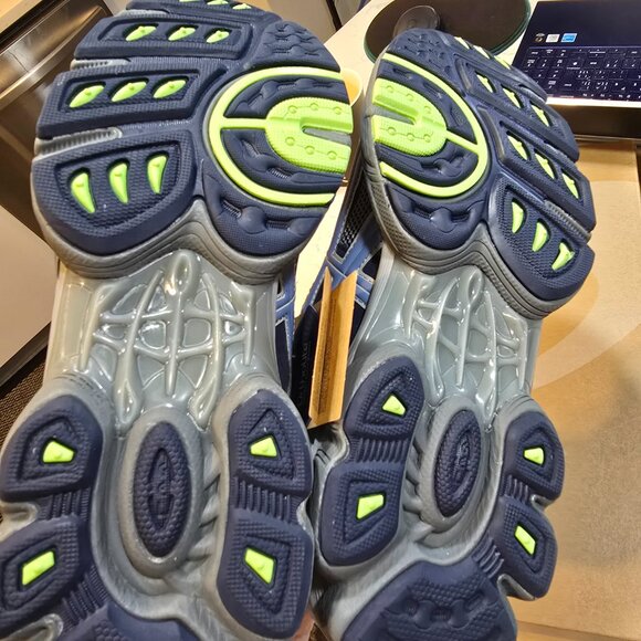 Asics Sportstyle Gel-Nimbus 9 Blue Steel Running New Men Shoes 11201A584 023 - Picture 6 of 12